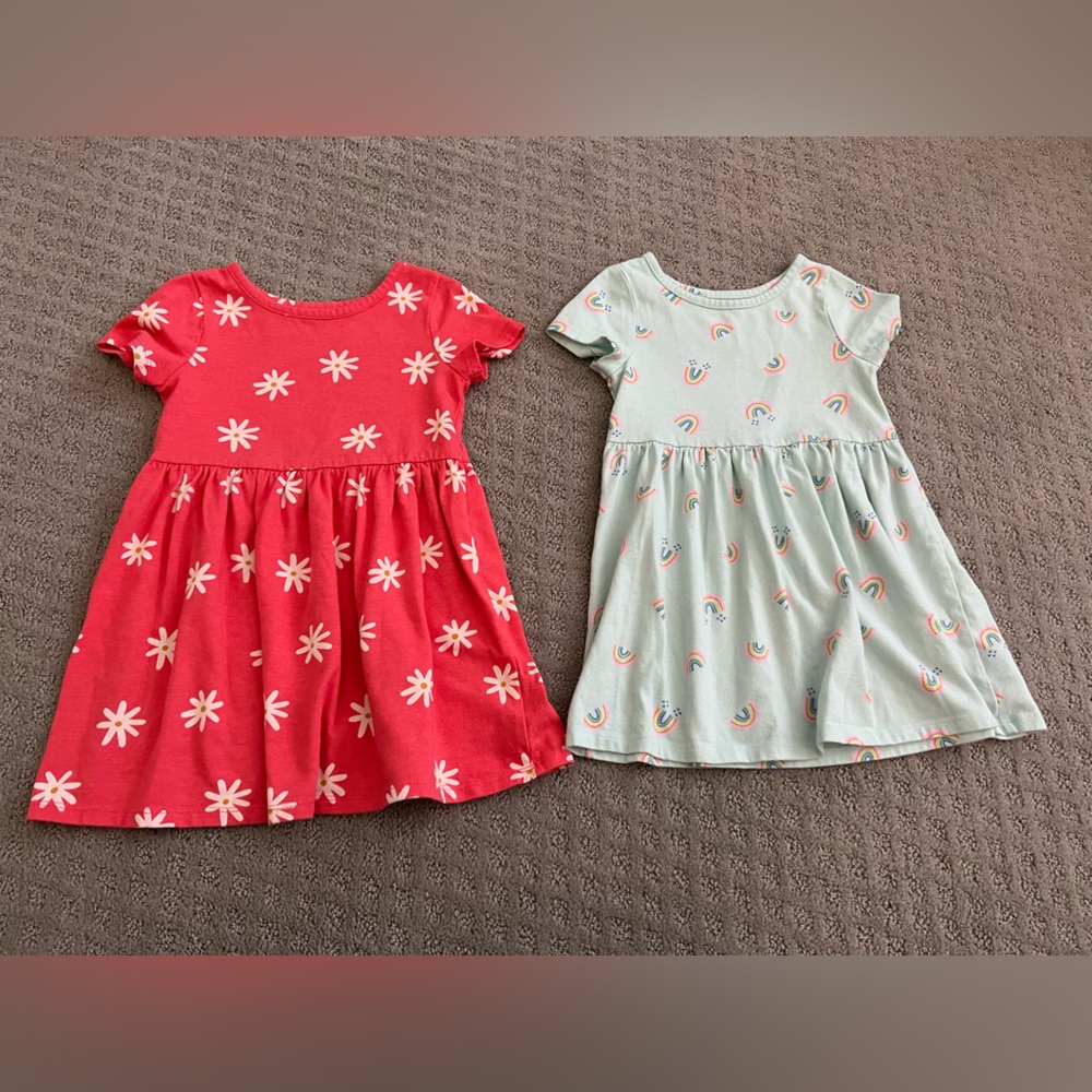 2 EUC Cat & Jack dresses, 3T